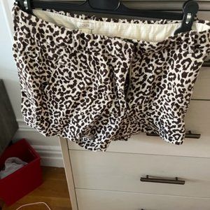 JCrew Leopard Shorts